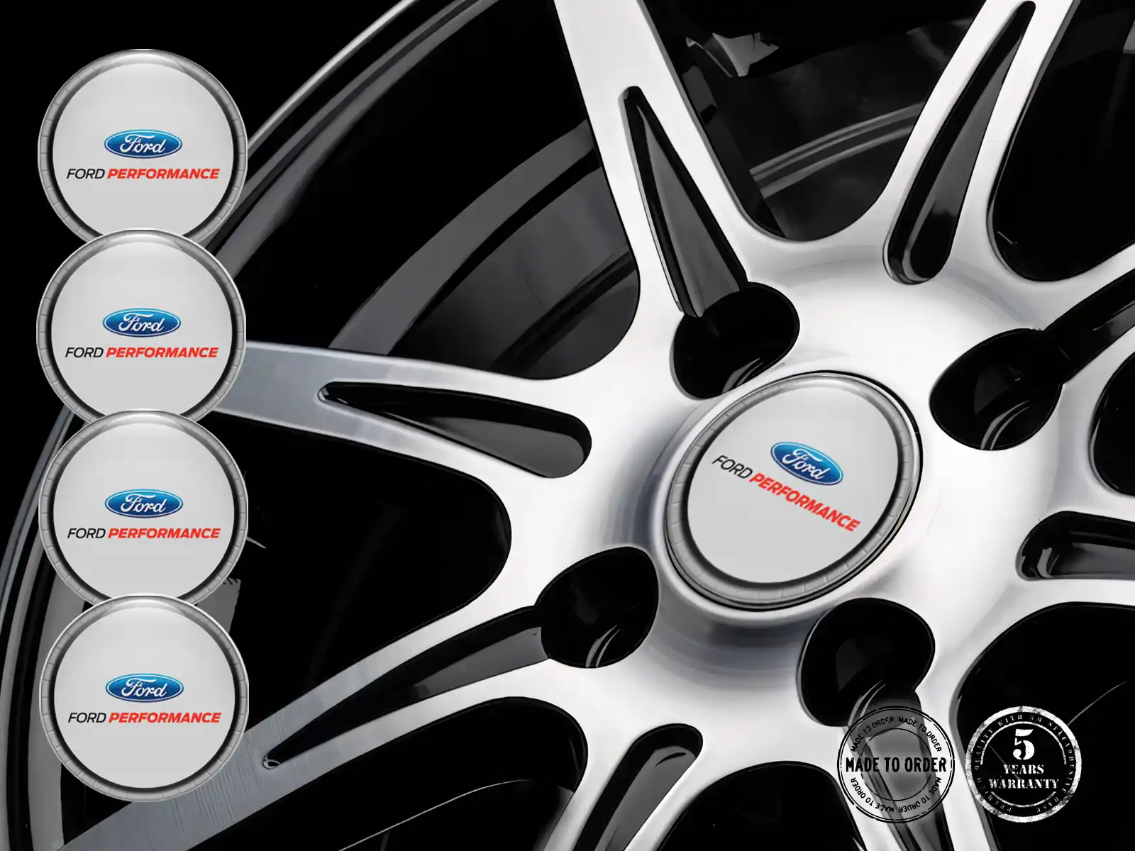 Ford Pegatinas de Cúpula Estilo Emblemas de Racing 